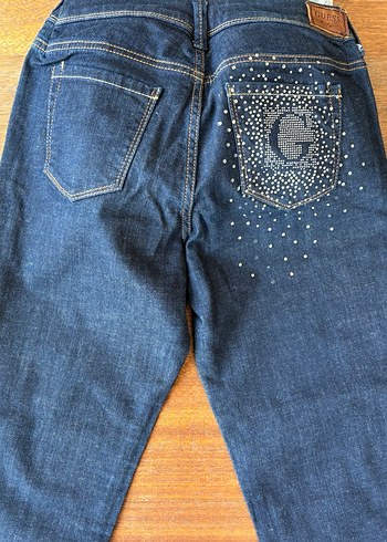 Guess Kadın Lacivert Denim Pantolon - Görsel 10