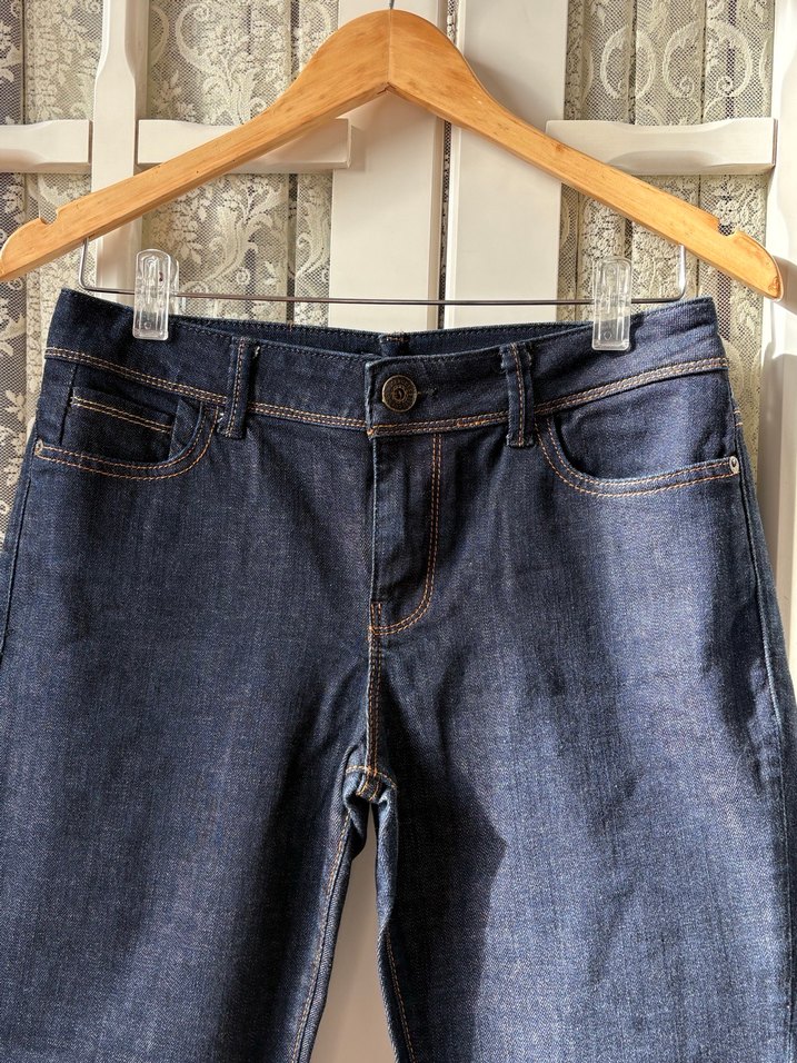 Guess Kadın Lacivert Denim Pantolon - Görsel 5