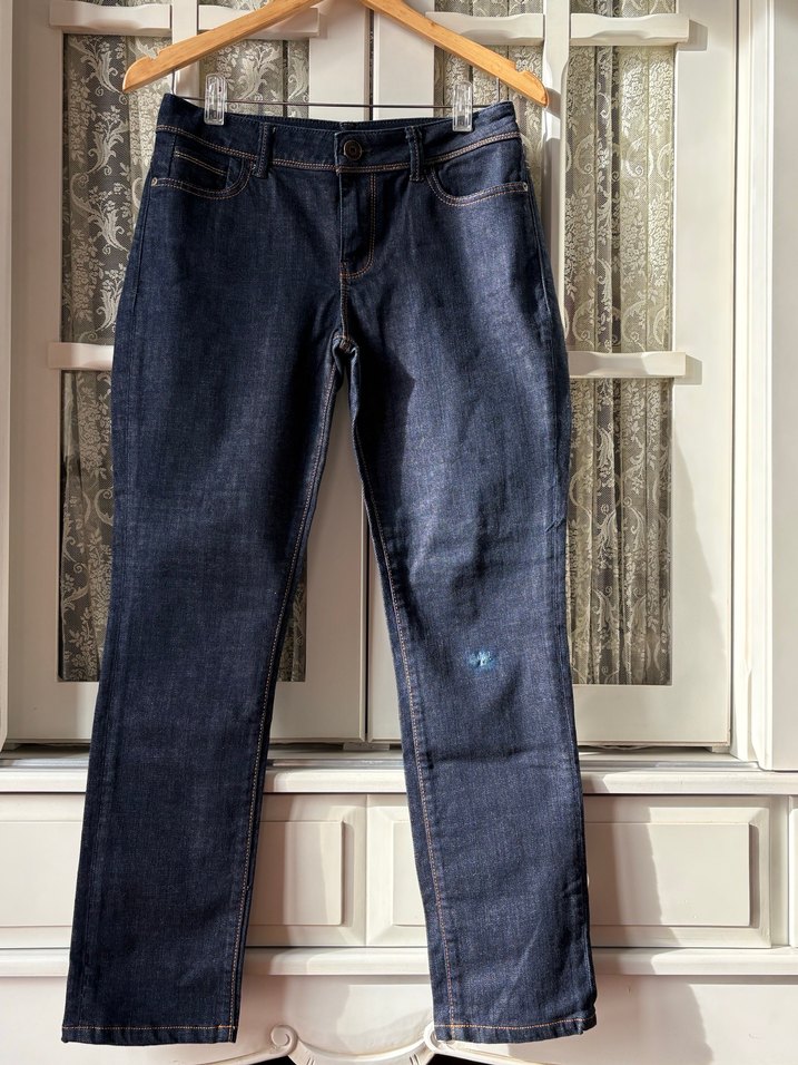 Guess Kadın Lacivert Denim Pantolon - Görsel 4