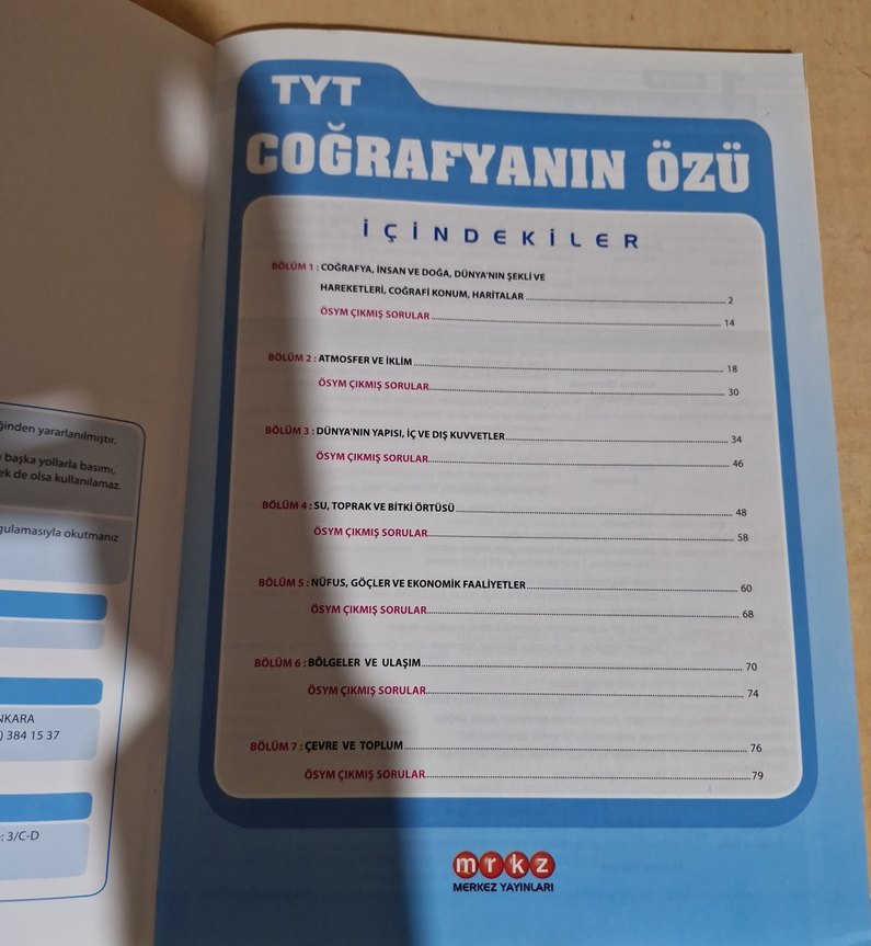 TYT Coğrafyanın Özü 9. Etap Soru Bankası - Görsel 2