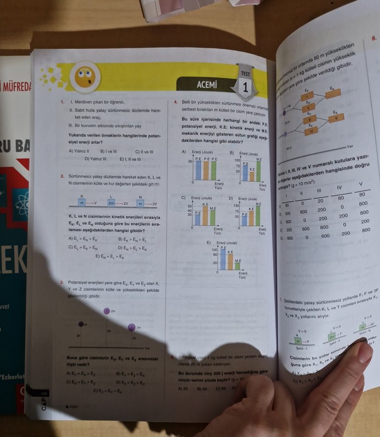 Çap yayınları Fizik Konu Anlatımlı Soru Bankası Seti - Görsel 5