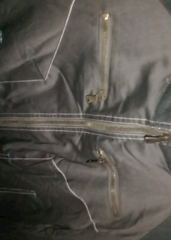 Vintage Kadın Biker Ceket - Görsel 3