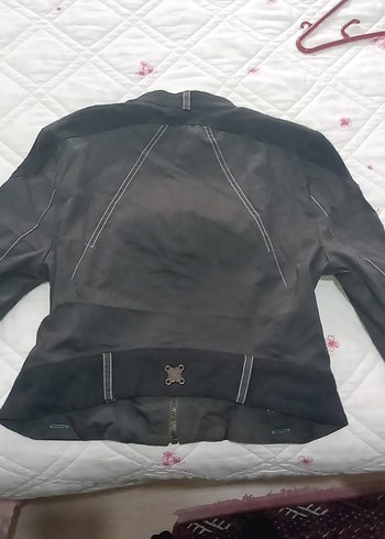 Vintage Kadın Biker Ceket - Görsel 2