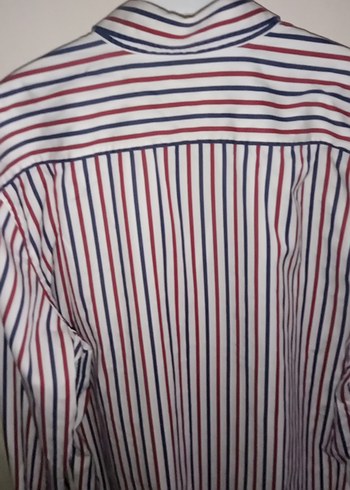 Vintage Çizgili Uzun Kollu Erkek Gömlek - Görsel 5