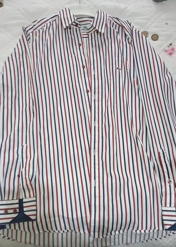 Vintage Çizgili Uzun Kollu Erkek Gömlek - Görsel 3