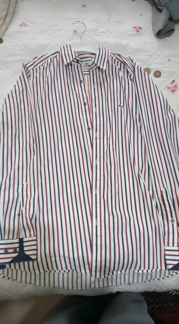 Vintage Çizgili Uzun Kollu Erkek Gömlek - Görsel 3