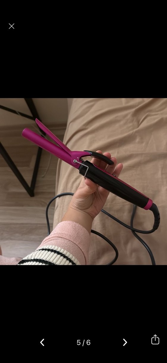 Pembe Saç Şekillendirici Maşa - Görsel 4