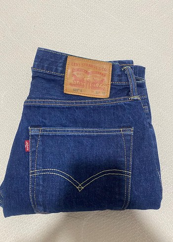 Levi's 501S Erkek Mavi Denim Jean - Görsel 4