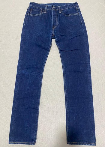 Levi's 501S Erkek Mavi Denim Jean - Görsel 3