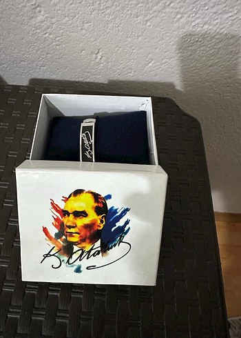 Atatürk İmzalı Klasik Siyah Erkek Bileklik - Görsel 3