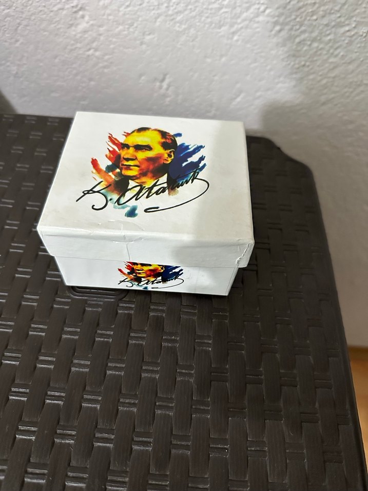 Atatürk İmzalı Klasik Siyah Erkek Bileklik - Görsel 2