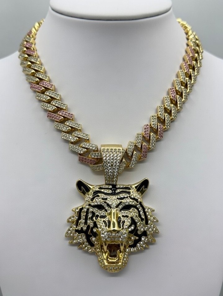 Erkek Kaplan Kolye - Görsel 2