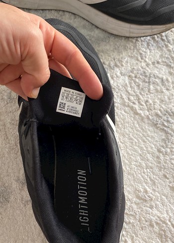 Siyah Gri Bağcıklı Spor Sneakers - Görsel 3