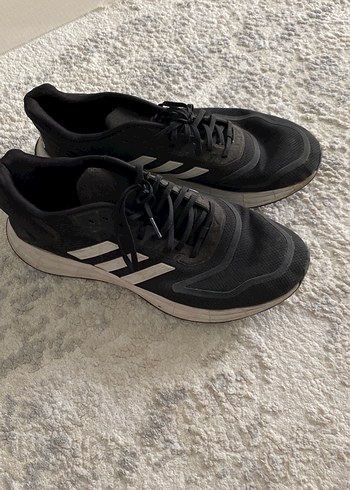 Siyah Gri Bağcıklı Spor Sneakers - Görsel 2