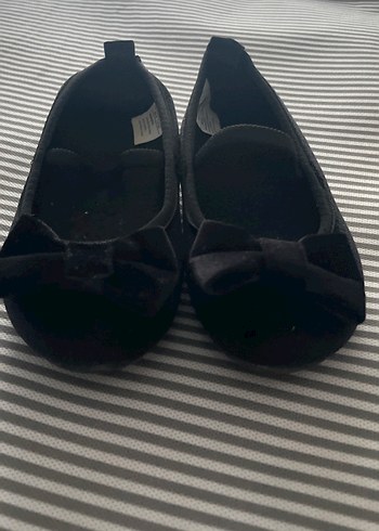 Kız Çocuk Siyah Fiyonk Detaylı Babet - Görsel 2