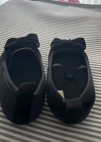 Kız Çocuk Siyah Fiyonk Detaylı Babet - Görsel 3