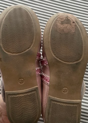 Kız Çocuk Pembe Tokalı Babet Ayakkabı - Görsel 4