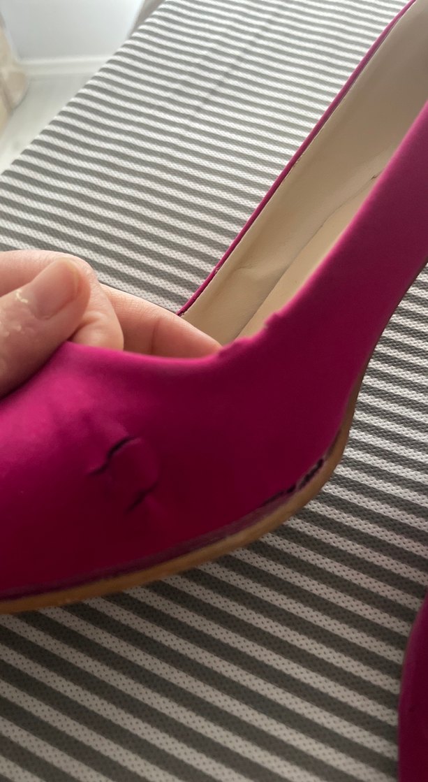 Pembe Parlak Stiletto Topuklu Kadın Ayakkabı - Görsel 2