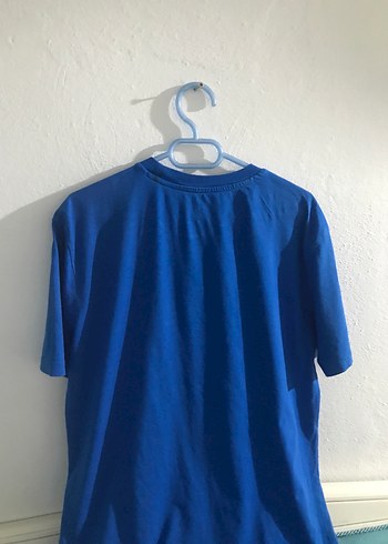 Mavi Baskılı Erkek Tişört - Görsel 2