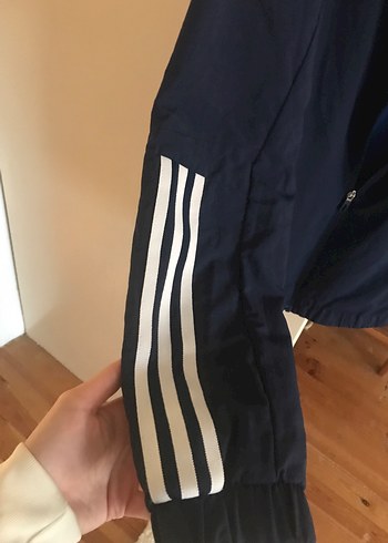 Erkek  Lacivert Yüksek Yakalı Fermuarlı Ceket - Görsel 3