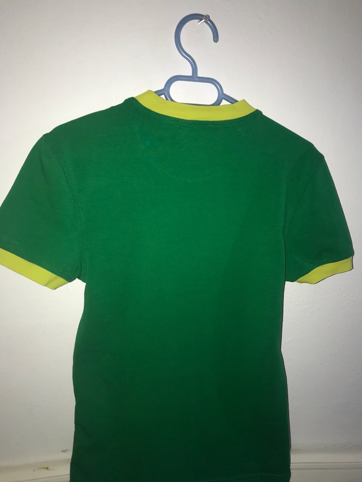 Yeşil Parlak Kısa Kollu Erkek Tişört - Görsel 2
