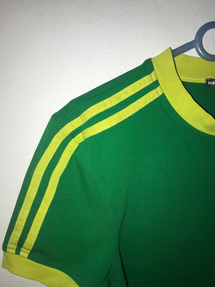 Yeşil Parlak Kısa Kollu Erkek Tişört - Görsel 3