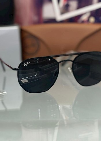 Bej Transparan Ray-Ban Kadın Güneş Gözlüğü - Görsel 6