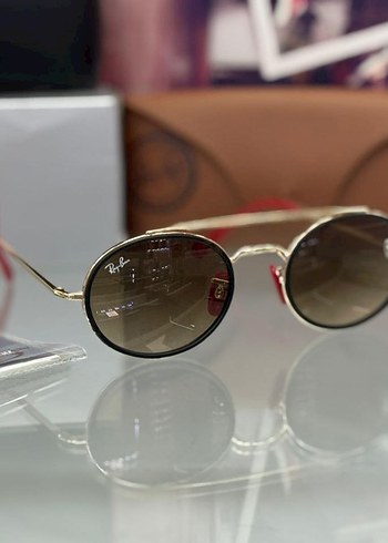 Bej Transparan Ray-Ban Kadın Güneş Gözlüğü - Görsel 3