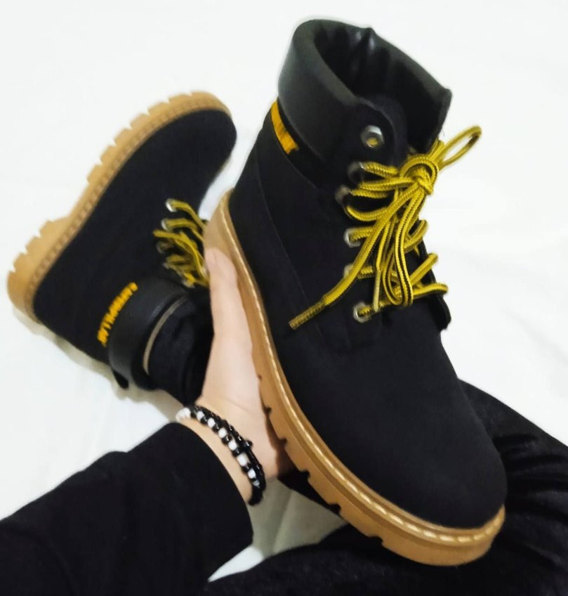 Siyah Caterpillar Erkek Günlük Bot - Görsel 2