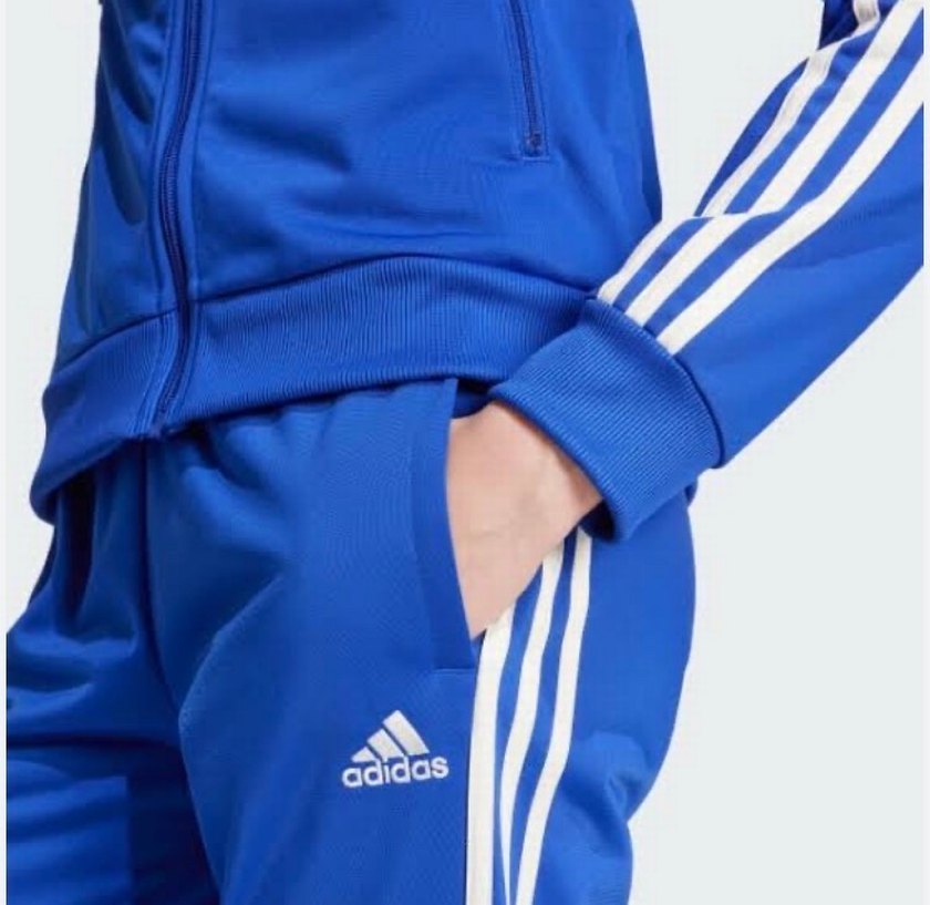 Mavi Çizgili Kadın Eşofman Takımı - Görsel 3