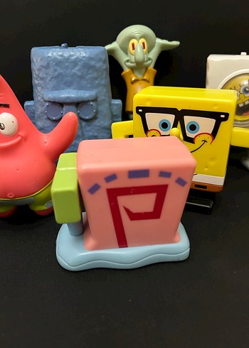 Renkli Sünger Bob ve Arkadaşları Figür Seti - Görsel 4