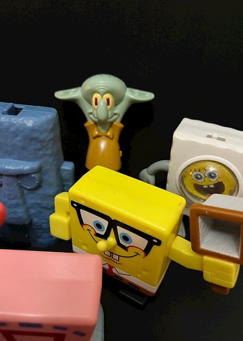 Renkli Sünger Bob ve Arkadaşları Figür Seti - Görsel 5