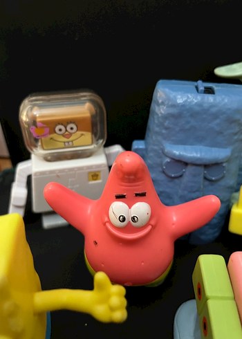 Renkli Sünger Bob ve Arkadaşları Figür Seti - Görsel 3