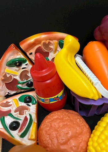 Renkli Eğitici Oyuncak Gıda Seti - Görsel 2