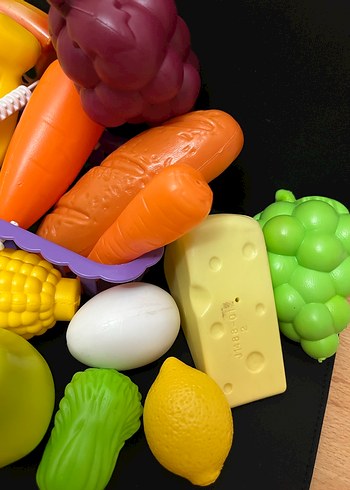 Renkli Eğitici Oyuncak Gıda Seti - Görsel 4