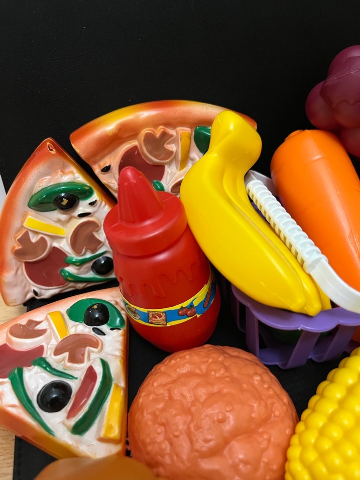 Renkli Eğitici Oyuncak Gıda Seti - Görsel 2