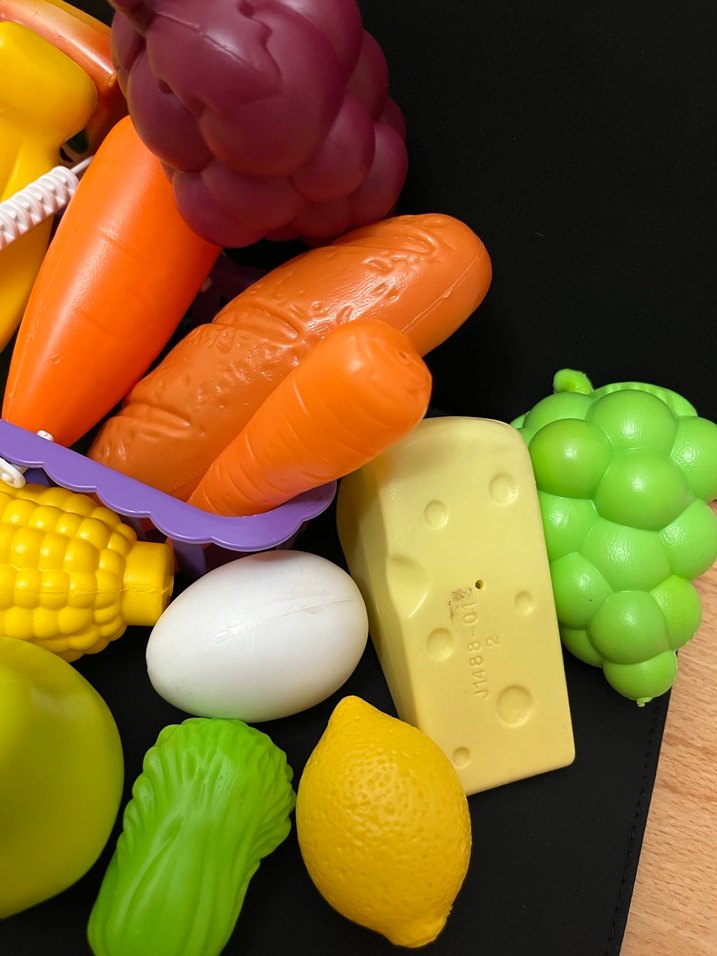 Renkli Eğitici Oyuncak Gıda Seti - Görsel 4