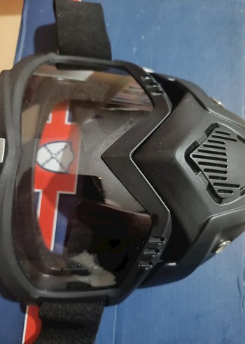 Kilitli Siyah Biker Motosiklet Kaskı - Görsel 3