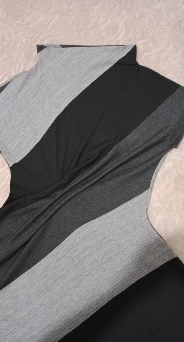 Gri Renkli Uzun Tunik - Görsel 4