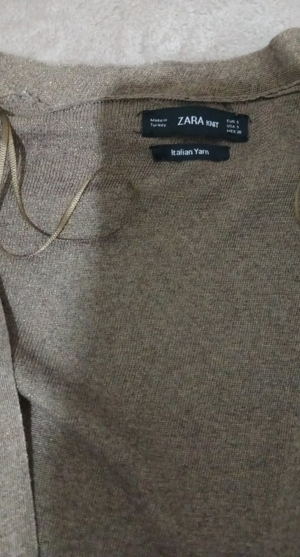 Zara Uzun ince S beden üst - Görsel 5