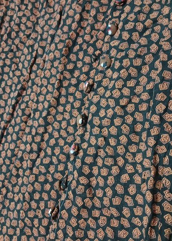 Kadın Kahverengi Pileli Uzun Etek takım - Görsel 3