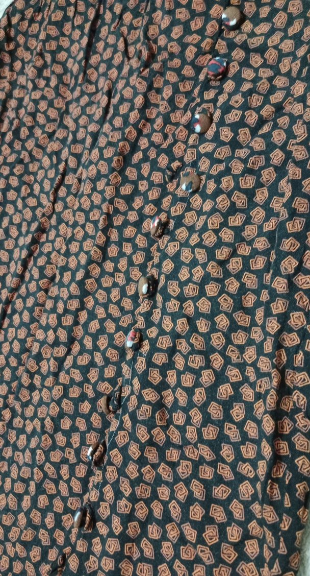 Kadın Kahverengi Pileli Uzun Etek takım - Görsel 3