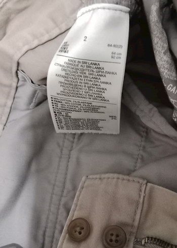 Gri Kadın Keten Rahat Kesim Pantolon - Görsel 5