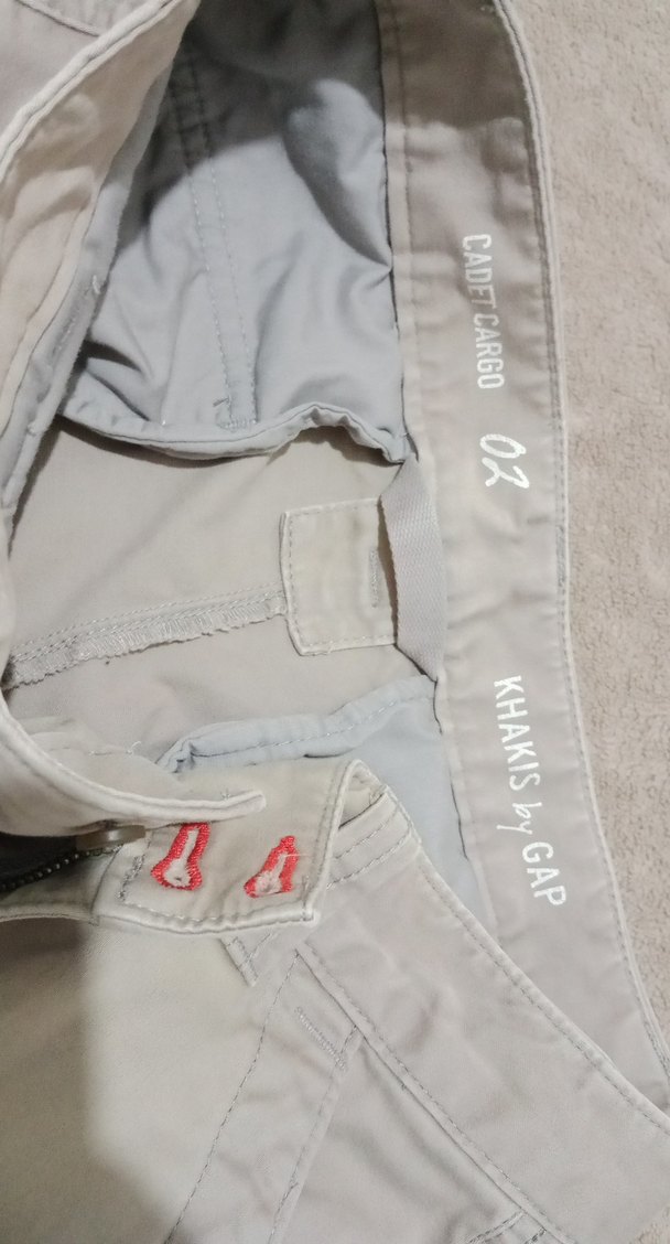 Gri Kadın Keten Rahat Kesim Pantolon - Görsel 4