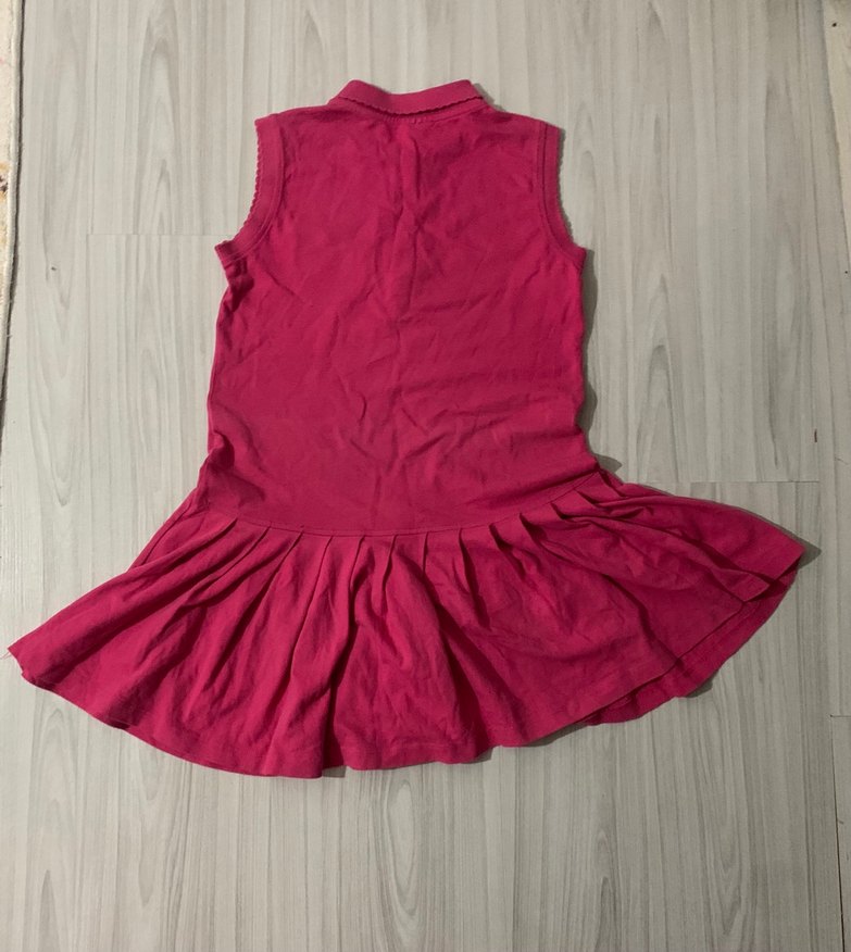 Pembe Kolsuz Kız Çocuk Elbise - Görsel 2