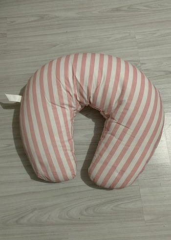 Bebek Emzirme ve Destek Minderi Pembe Çizgili - Görsel 3