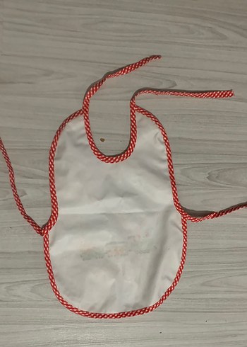 Nakışlı Renkli Beyaz Bebek Önlüğü - Görsel 2