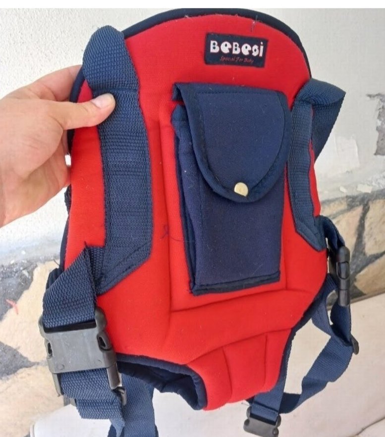 Kırmızı Bebek Taşıyıcı kanguru - Görsel 3