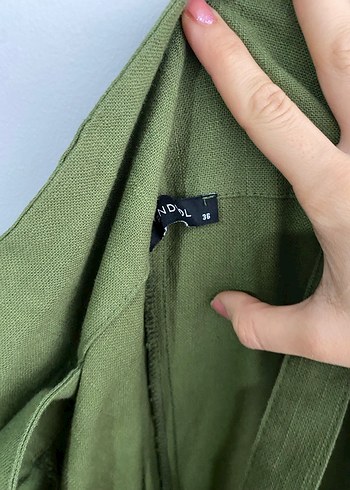 TRENDYOL Uzun Kollu Straplez  Elbise - Görsel 4