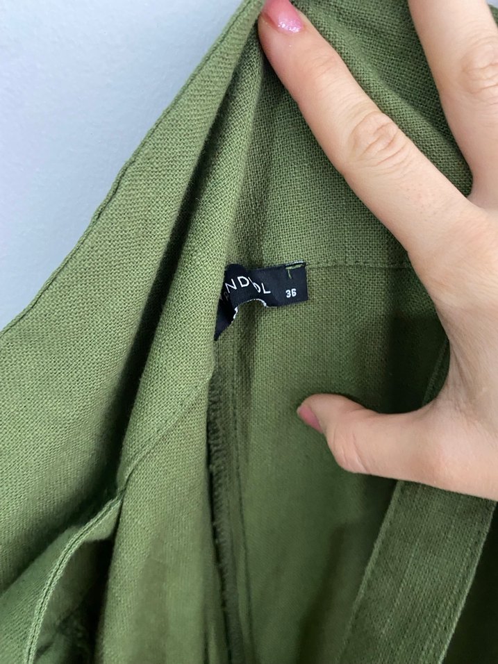 TRENDYOL Uzun Kollu Straplez  Elbise - Görsel 4